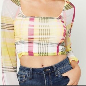 NWT BCBG Generation Square Neck Crop Top Size XS 💕